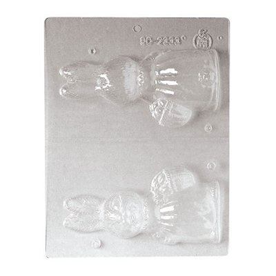 Paderno World Cuisine Single-Imprint Polypropylene Chocolate Mold - 5 7/8