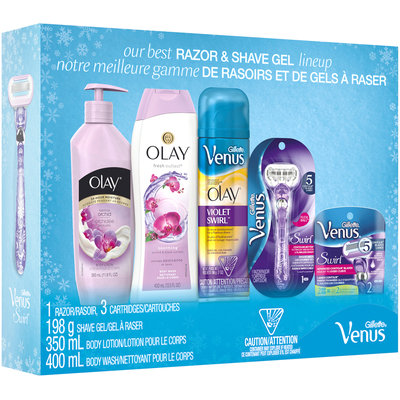 Gillette® Venus® Razor & Shave Gel Kit 7 pc Box
