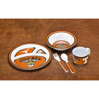 Neoplex NCAA 5 Piece Dish Set NCAA: Texas Longhorns