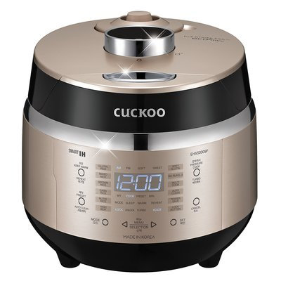 Cuckoo Electronics 3-Cup Induction Heating Pressure Rice Cooker