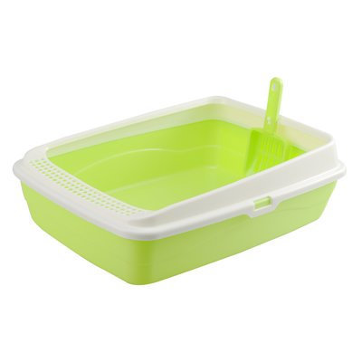 Petpals Leaf Standard Litter Box Color: Green