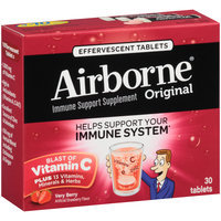 Airborne® Original Immune Support Supplement Effervescent Tablets 30 ct Box
