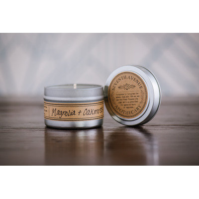 Seventhavenueapothecary Magnolia and Oakmoss Jar Candle Size: 2