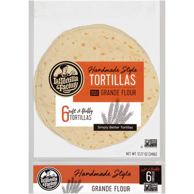 La Tortilla Factory™ Grande Flour Handmade Style Tortillas 6 ct Bag
