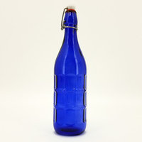 Vandue Corporation Culaccino Swing Top Round 34 oz. Glass Bottle Color: Blue