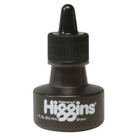 Higgins Waterproof Color Drawing Inks (Set of 3) Color: Brown