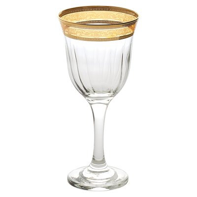 Lorren Home Trends Melania Glass 9 Oz. Red Wine Glass Color: Armber