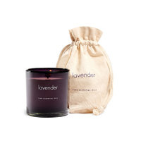 The Pure Candle Pure Simplicity in Recycled Glass Lavender Scented Candle