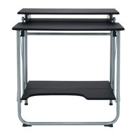 Studio Designs Stow Away Writing Desk Finish: Silver/Black
