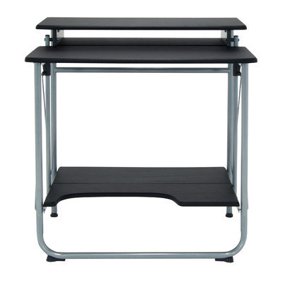 Studio Designs Stow Away Writing Desk Finish: Silver/Black