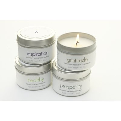 The Pure Candle 2 Piece Inspiration and Healthy Scented Jar Candle Set