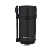 Cookinex 9 Piece Stainless Steel Lunch Box Set Color: Black
