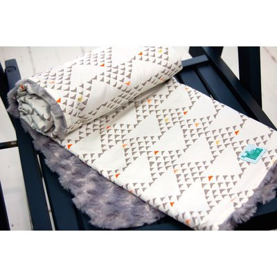 Littlemoosebyliza Destination Flock Cuddle Minky Baby Blanket