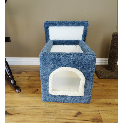 New Cat Condos Premier Litter Box Enclosure Color: Blue