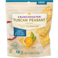 Crunchmaster™ Tuscan Peasant Simply Olive Oil & Sea Salt Crackers 3.54 oz. Pouch