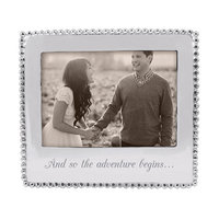Mariposa And So the Adventure Begins Beaded Picture Frame