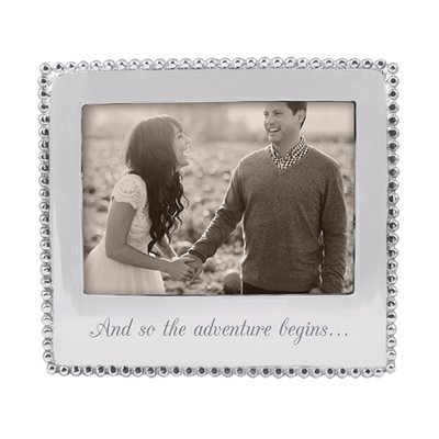 Mariposa And So the Adventure Begins Beaded Picture Frame