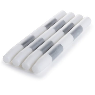 Ivy Bronx 12-Piece Modern & Festive Formal Candle Set Color: Silver