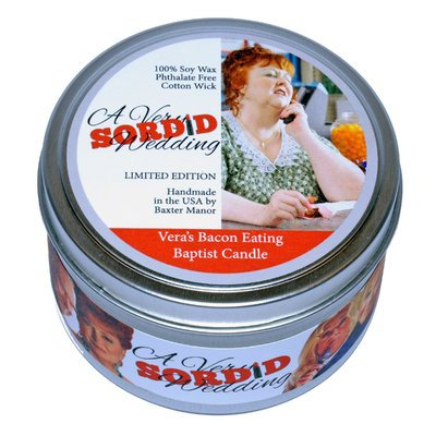 Baxter Manor Vera's Eating Baptist Bacon Jar Candle