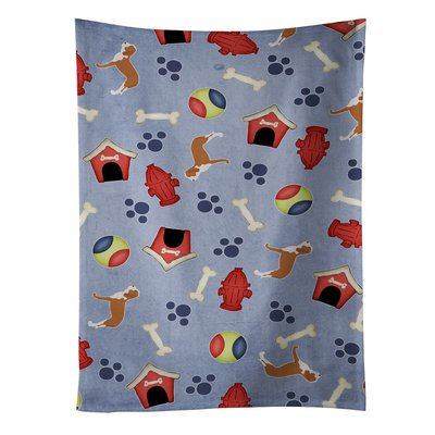 East Urban Home Spanish Hound Dog House And Footsore Dishcloth