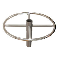 Offex Futura Chair Footring Extension - Silver
