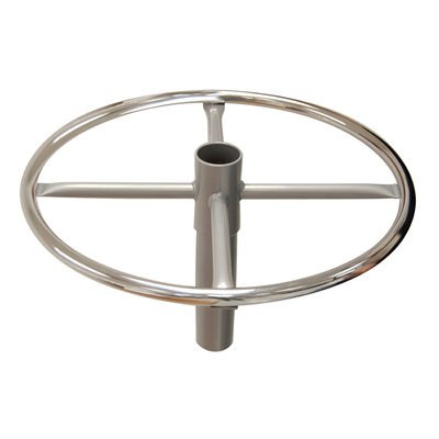 Offex Futura Chair Footring Extension - Silver