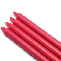 Varick Gallery Straight Taper Candle Color: Red, Quantity: 12