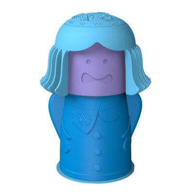 New Metro Design Chilly Mama Baking Soda Fridge And Freezer Odor Absorber & Freshener Holder, Blue