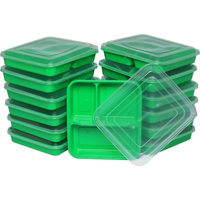 Rebrilliant Lunch Boxes 32 Oz Food Storage Container Color: Green