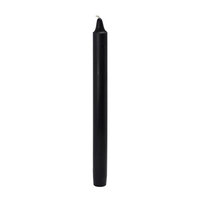 Varick Gallery Straight Taper Candle Color: Black, Quantity: 12
