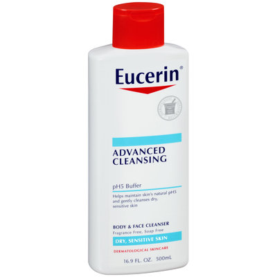 Eucerin® Advanced Cleansing Body & Face Cleanser 16.9 fl. oz. Squeeze Bottle
