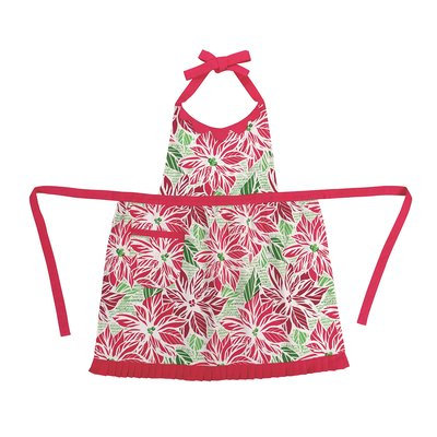 Peking Handicraft Poinsetta Apron
