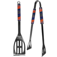 Siskiyou NCAA 2 Piece Stainless Steel BBQ Grilling Tool Set, Florida Gators
