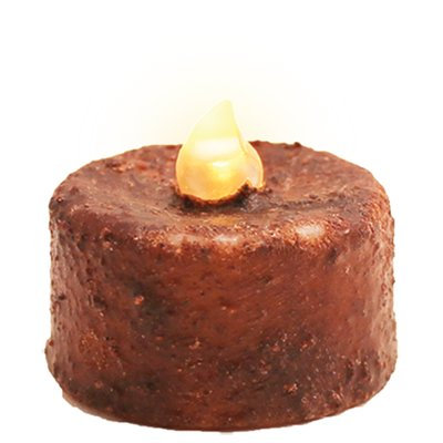 Charlton Home Hanaford Unscented Flameless Candle (Set of 12) Color: Brown