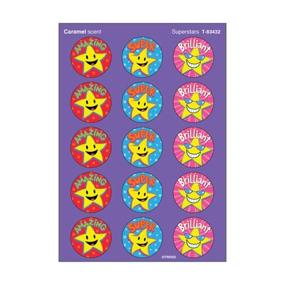 Trend Enterprises Stinky Stickers Superstars Caramel