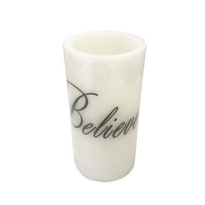 Creative Motion Believe LED Light Flameless Candle