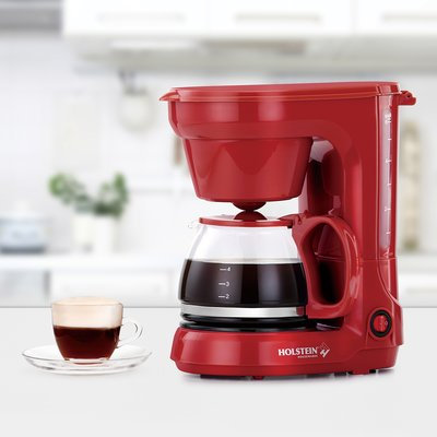 Holstein Housewares 6 Cup Coffee Maker Color: Red