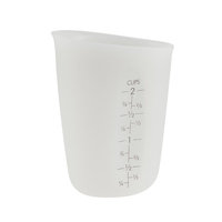 Flirty Aprons Flirty Kitchens Flexible Liquid Measuring Cup 2 Cup - WHITE