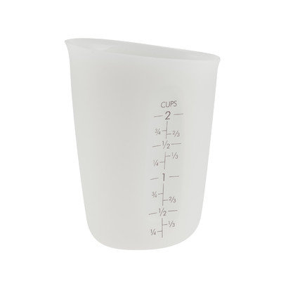 Flirty Aprons Flirty Kitchens Flexible Liquid Measuring Cup 2 Cup - WHITE