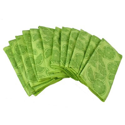 Symple Stuff 12 Pieces Bulk Citrus Microfiber Dishtowel Color: Lime
