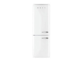 Smeg White 11.7 Cu. Ft. Retro Refrigerator with Bottom Freezer - Left Hinge