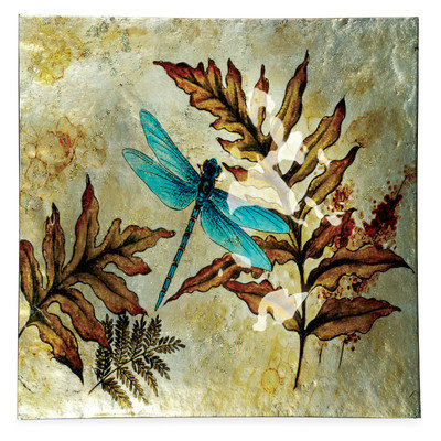 August Grove Decorative Square Glass Plate (Set of 3) Size: 13
