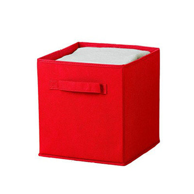 Ggi International Collapsible Storage Cube Color: Red