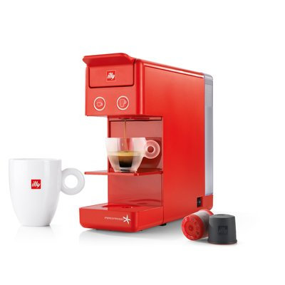 Illy Caffe & Espresso Y3.2 Coffee & Espresso Maker Color: Red