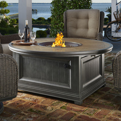 Sunvilla Dogwood CF-20 Burner Stainless Steel Natural Gas Fire Pit Table