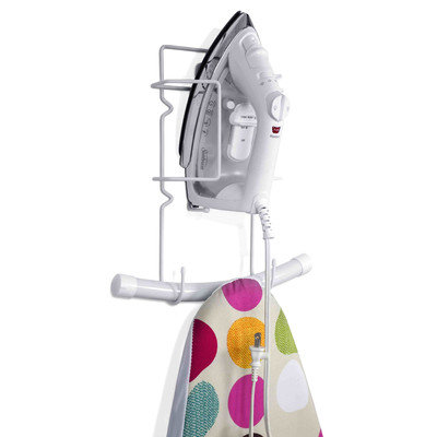 Sunbeam Wall Mounted Vinyl Iron and Ironing Board Holder