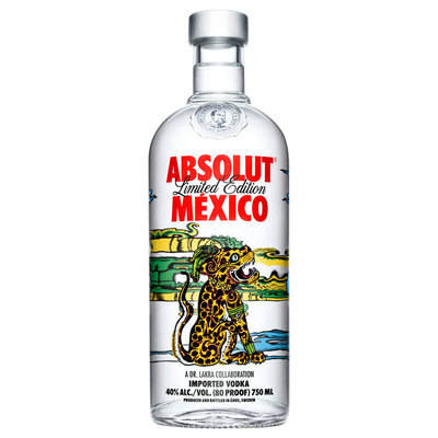 Absolut Vodka Sweden Limited Edition Mexico 750ml Bottle