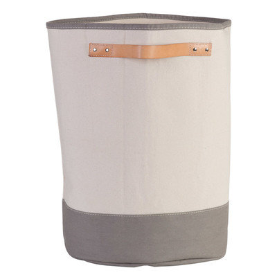 Laurel Foundry Modern Farmhouse Leather Handle Laundry Laundry Hamper