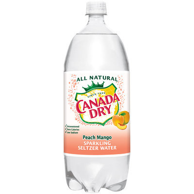 Canada Dry Peach Mango Sparkling Seltzer Water