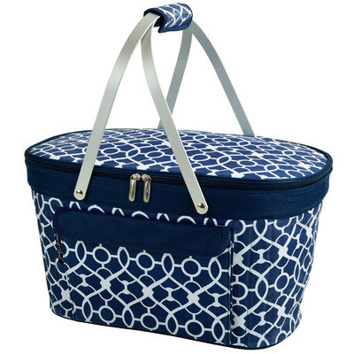 Freeport Park Collapsible Insulated Basket Color: Blue